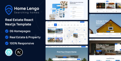 Homelengo - Real Estate React NextJS Template