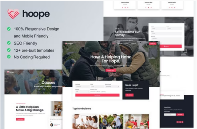 Hoope - Charity & Donation Elementor Template Kit