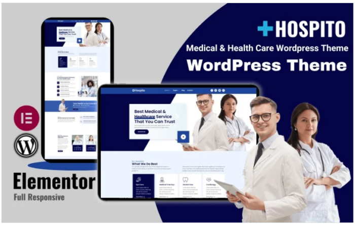 Hospito - Medical & Healthcare Full Responsive WordPress Theme