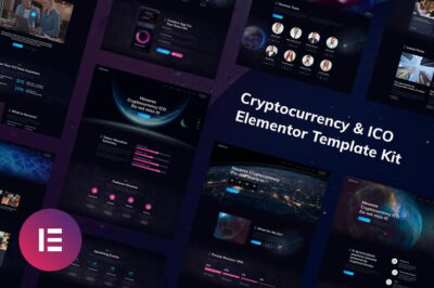 Hoverex Cryptocurrency & ICO Elementor Template Kit