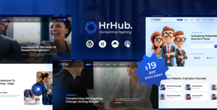 Hr Hub - Human Resources Agency WordPress Theme