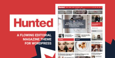 Hunted - A Flowing Editorial Magazine Theme