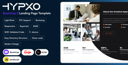 Hypxo - Landing Page Template