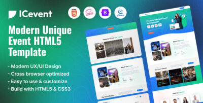 ICevent - Modern Unique Event HTML5 Template