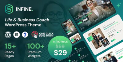 Infine - Life and Business Coach WordPress Theme