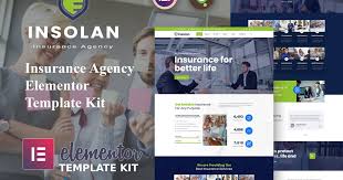 Insolan - Insurance Agency Elementor Template Kit