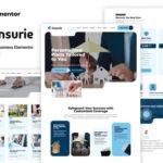 Insurie - Insurance Business Elementor Template Kit