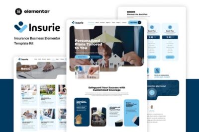 Insurie - Insurance Business Elementor Template Kit