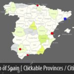 Interactive Map of Spain - HTML5