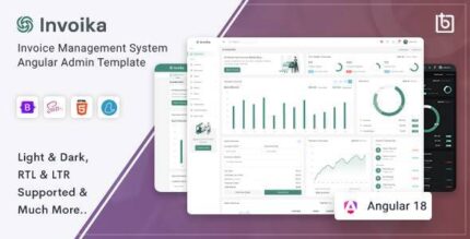 Invoika - Angular 18 Invoice Management Admin Template