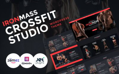 IronMass - Gym Fitness & Bodybuilding Elementor WordPress Theme