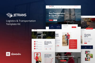 Jetrans - Logistics & Transportation Elementor Template Kit