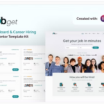 Jobget Job Board & Career Hiring Elementor Template Kit