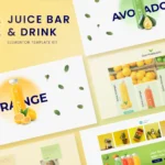 Juice Bar & Drink Elementor Template Kit