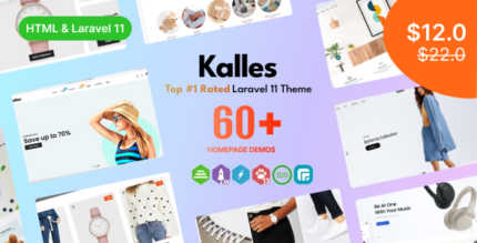 Kalles - HTML & Laravel eCommerce Templates