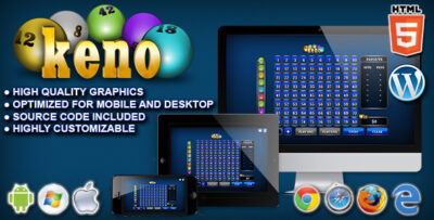 Keno - HTML5 Casino Game