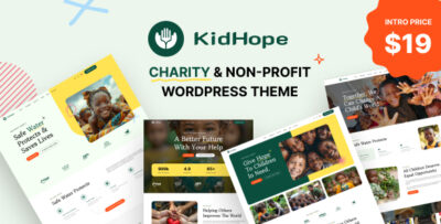 KidHope - Charity & Non-Profit WordPress Theme