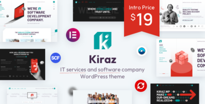 Kiraz - IT services and software WordPress theme