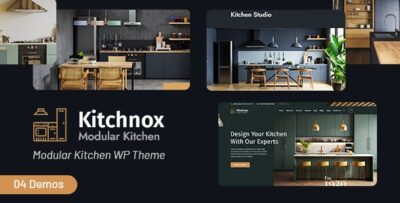 Kitchnox - Kitchen Interior Design WordPress Theme