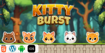 Kitty Burst - HTML5 Construct3 Game