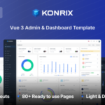 Konrix - Vue 3 Admin & Dashboard Template