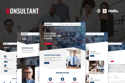 Konsultant - Consultancy Firm Elementor Template Kit