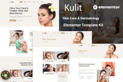 Kulit - Skin Care & Dermatology Elementor Template kit