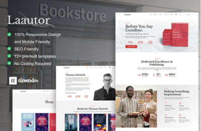 LaAutor - Author & Publisher Elementor Template Kit