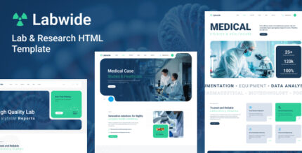 Labwide - Laboratory & Research Html Template