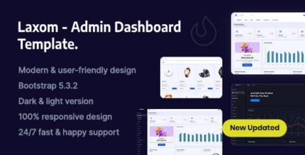 Laxom - Bootstrap Admin Template