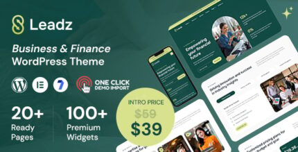 Leadz - Business & Finance WordPress Theme