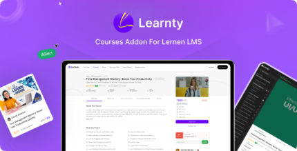 Learnty LMS - Courses Addon For Lernen