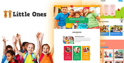 Little Ones - One Page ChildrenDaycare WordPress Theme