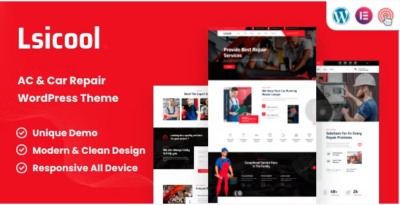 Lsicool - AC & Car Repair WordPress Theme