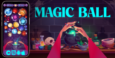 Magic Ball - Shooting Merge - HTML5 Game, Construct 3