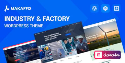 Makaffo - Industry & Factory WordPress Theme v1.1.6