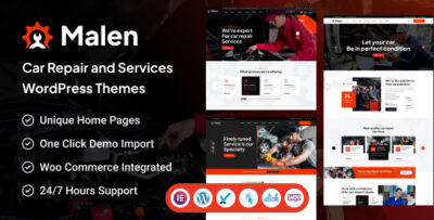 Malen - Car Service & Repair WordPress Theme