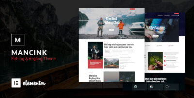 Mancink - Fishing & Angling Club WordPress Theme