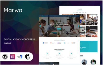 Marwa - Digital Agency WordPress Theme