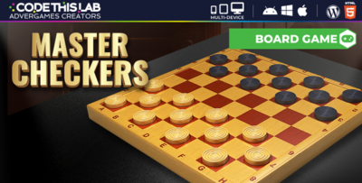 Master Checkers - HTML5 Board Game