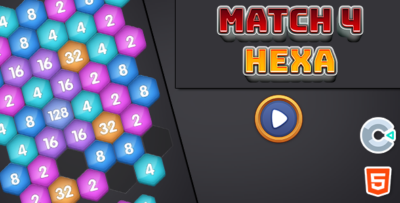 Match 4 Hexa - Html5 (Construct 3)