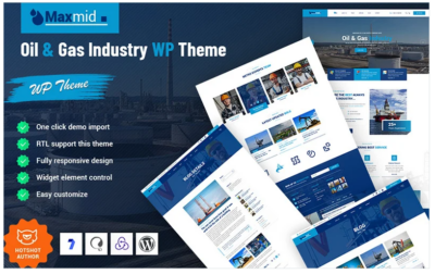 Maxmid - Oil & Gas Industry WordPress Theme