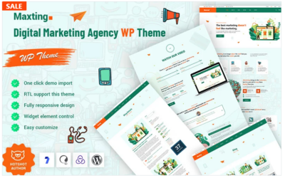 Maxting - Digital Marketing Agency WordPress Theme