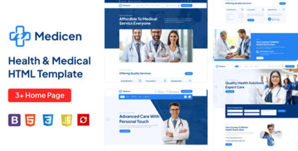 Medicen - Health & Medical HTML Theme