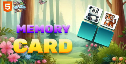 Memory match card Game (Phaser3)