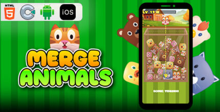 Merge Animals - HTML5 Construct3 Game