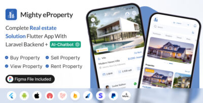 Mighty Property Complete Real Estate Solution Flutter App