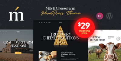 Milatte - Milk & Dairy Farm WordPress Theme