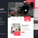 Mindtech - IT Solutions & Services Company Elementor Template Kit