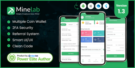 MineLab - Cloud Crypto Mining Mobile Application